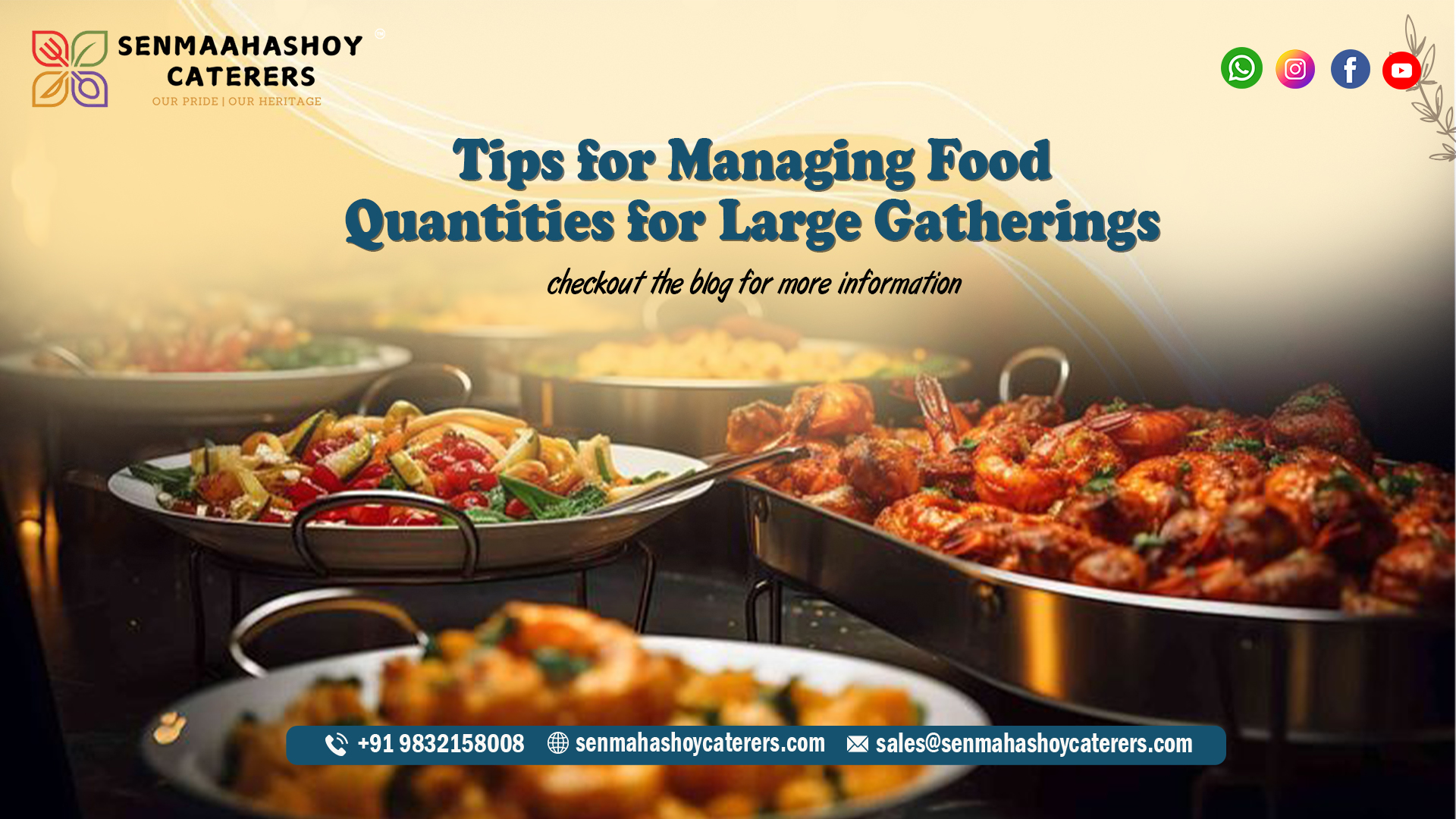 Food Quantity Tips for Events Kolkata